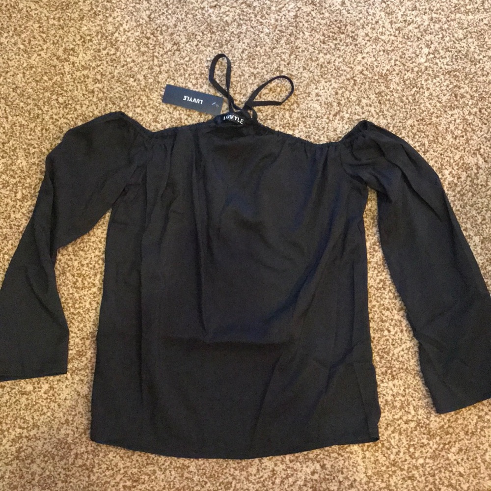 Black Cotton Blouse
